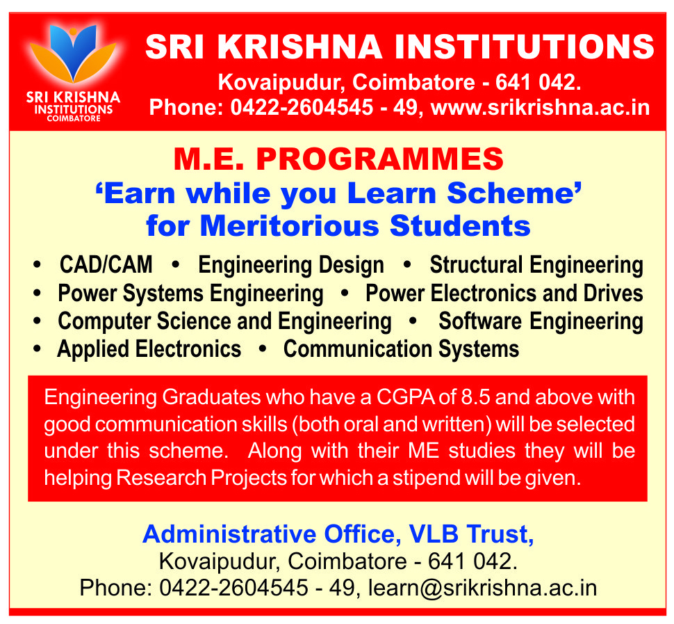 Institutions Welcome to Sri Krishna